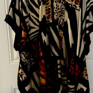 Animal Print Kimono
